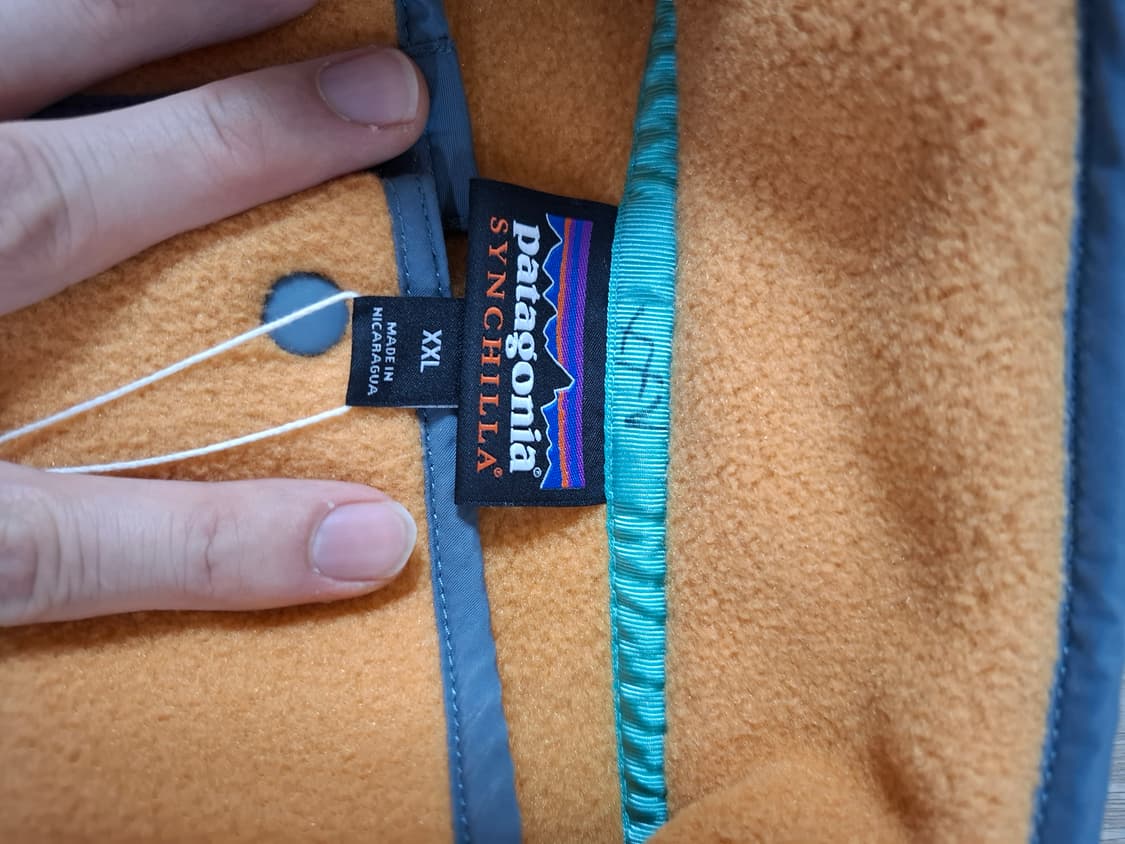 2XL 파타고니아 신칠라 클라우드베리 오렌지 플리스 풀오버 상품이미지4