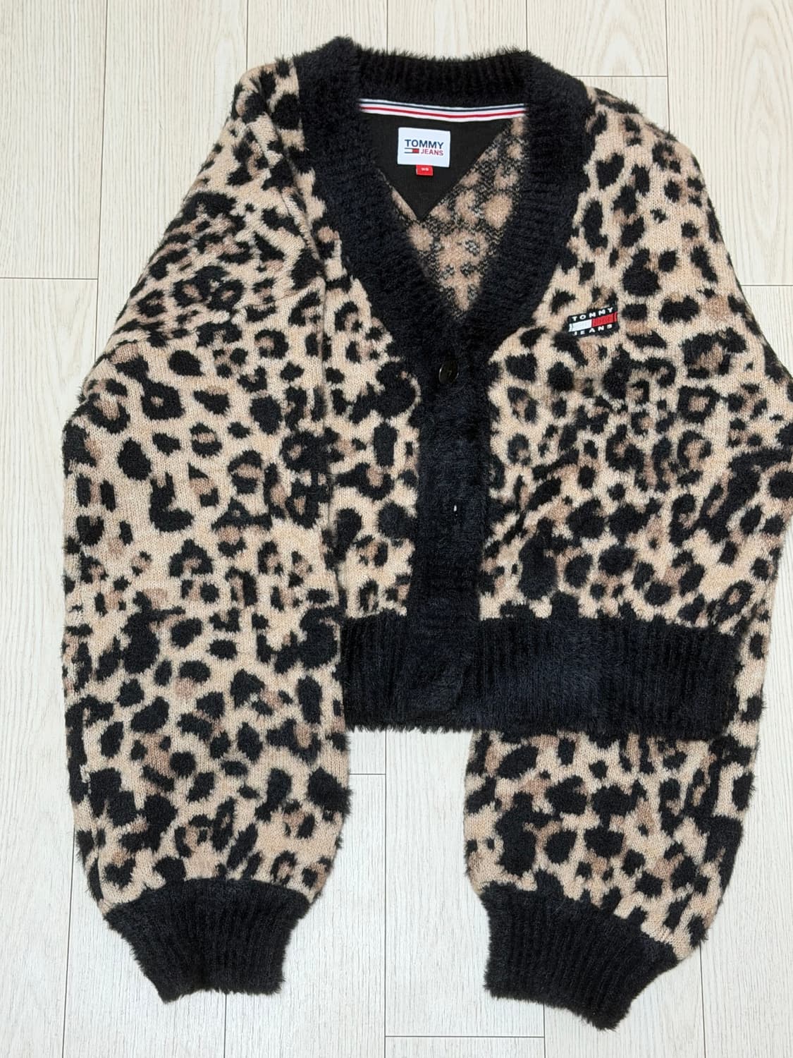 타미진스 타미힐피거 레오파드 호피 가디건 상품이미지1