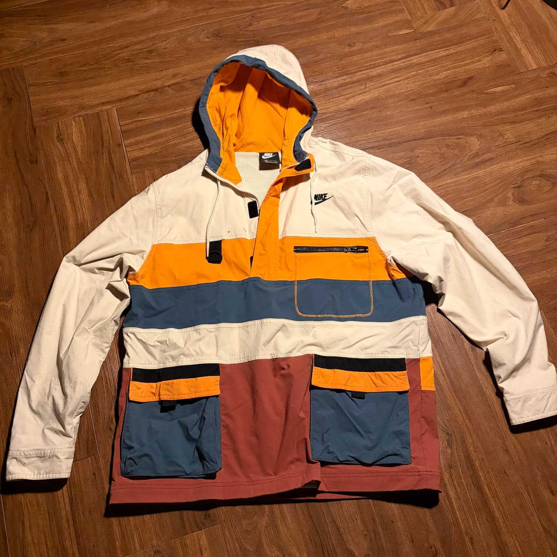 NIKE COLOR BLOCK ANORAK HOOD JACKET 상품이미지5