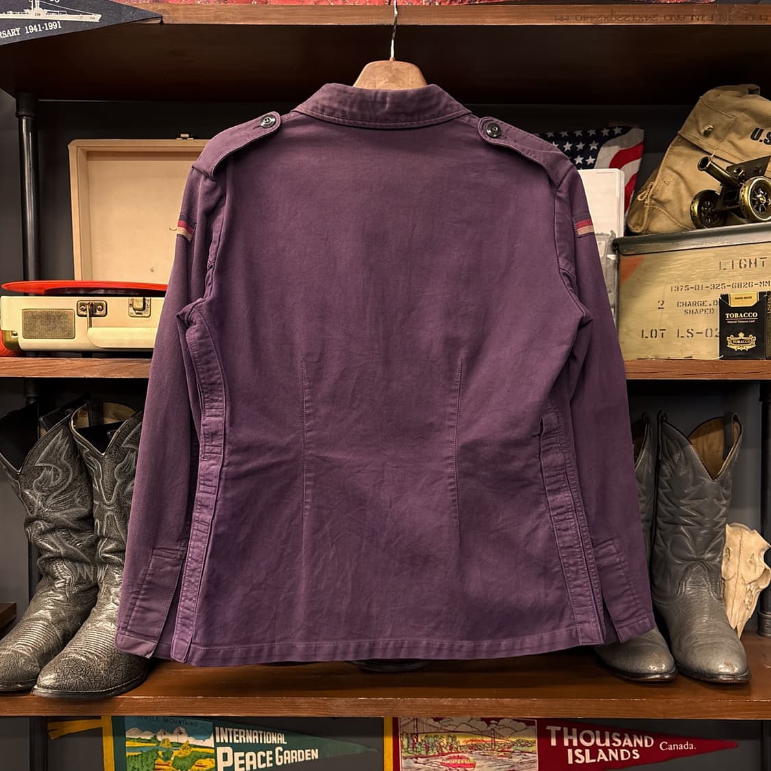 80s 오리지널 밀리터리 독일연방군 유틸리티 몰스킨 필드자켓 N1288 상품이미지2