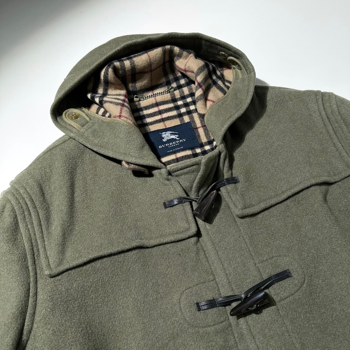 버버리 노바체크 라이닝 더플 코트 상품이미지4