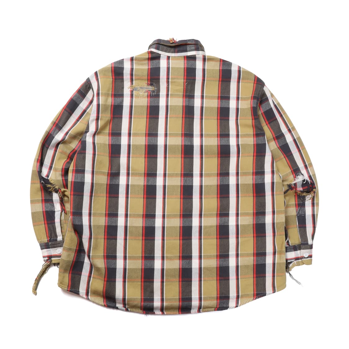 바우와우 BOWWOW Check Damage Shirt  상품이미지4