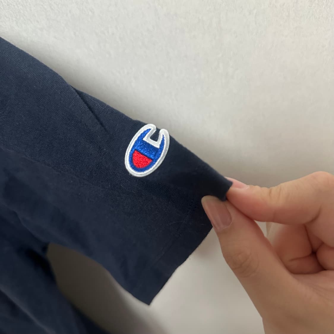 챔피온 반팔티 네이비 상품이미지2