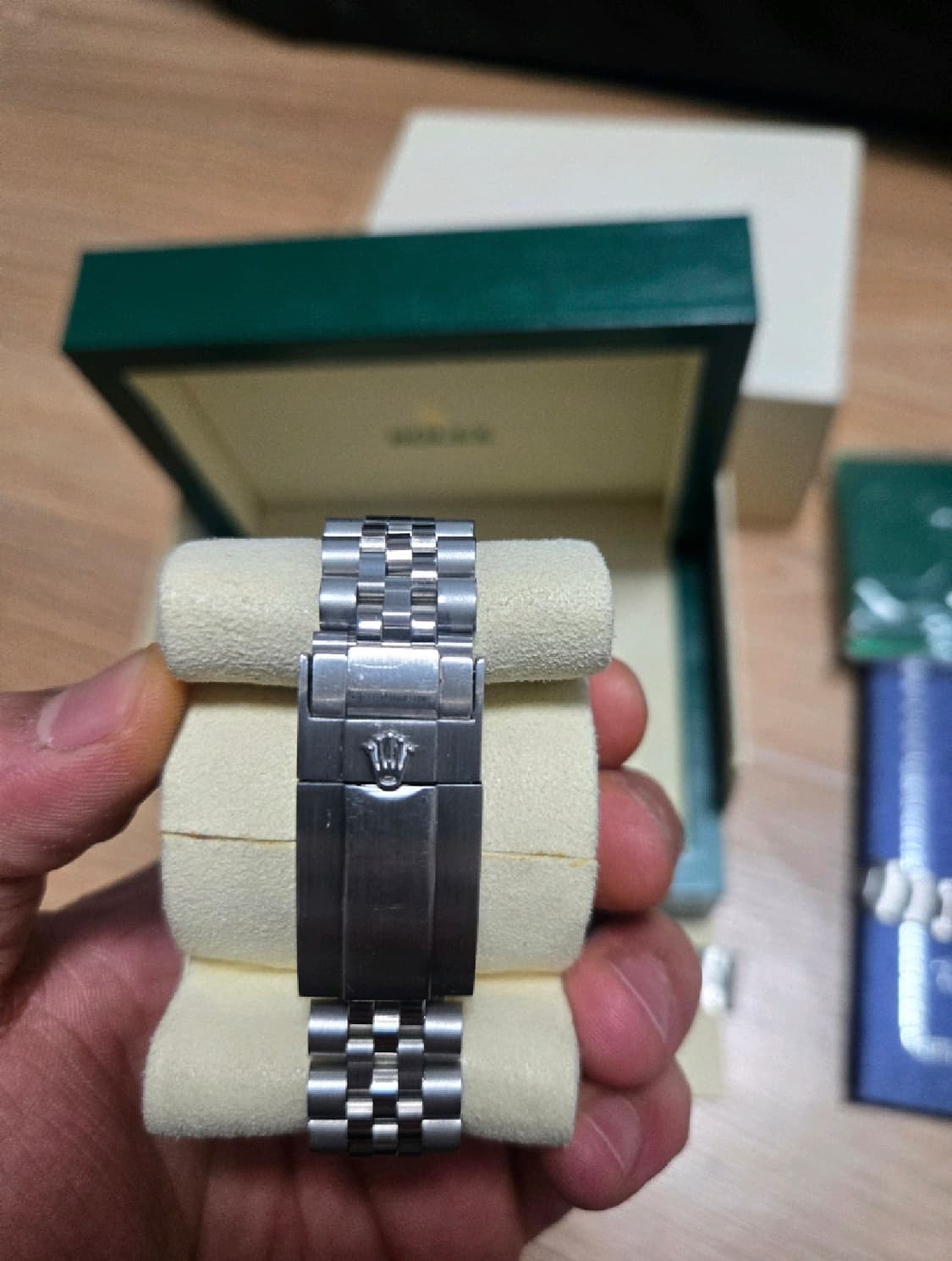 롤렉스 오이스터데이트 Precision 블루 다이얼 상품이미지4