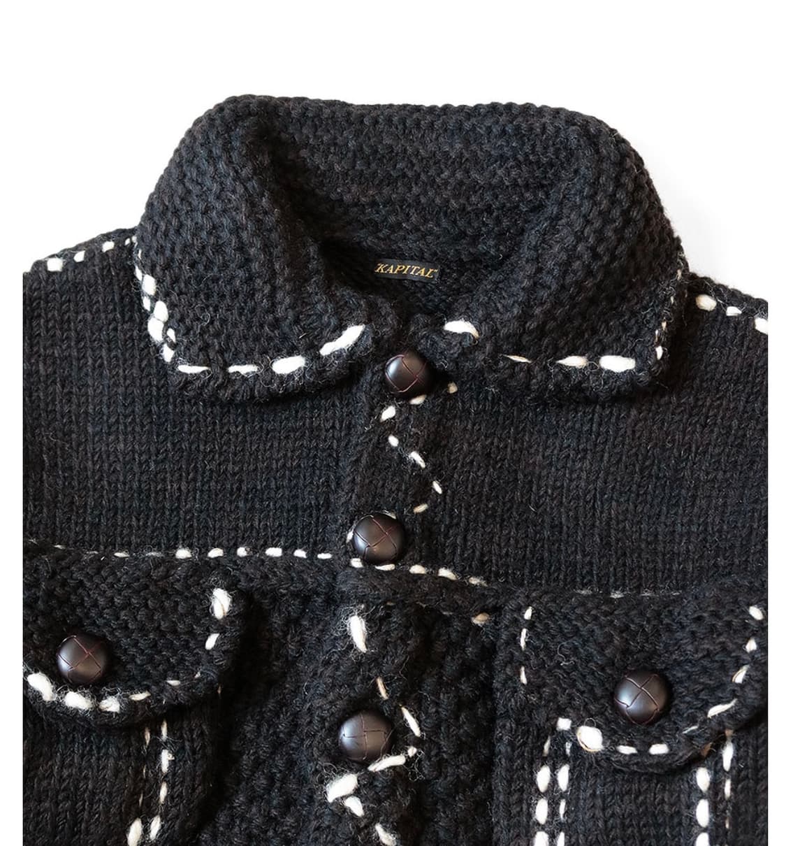 (OS) 캐피탈 울 핸드니트 코위찬 상품이미지7