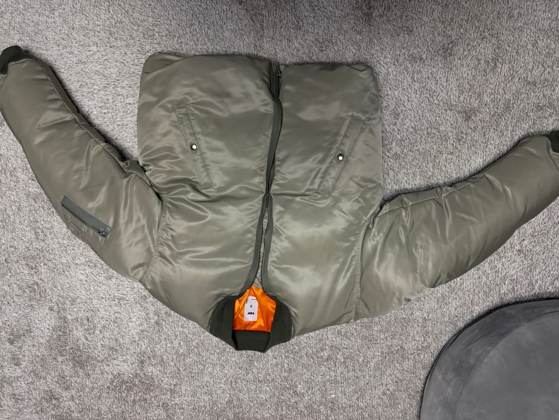 블라인드파일즈 밀플라이트 구스다운 그레이 및 올리브 2사이즈 상품이미지1