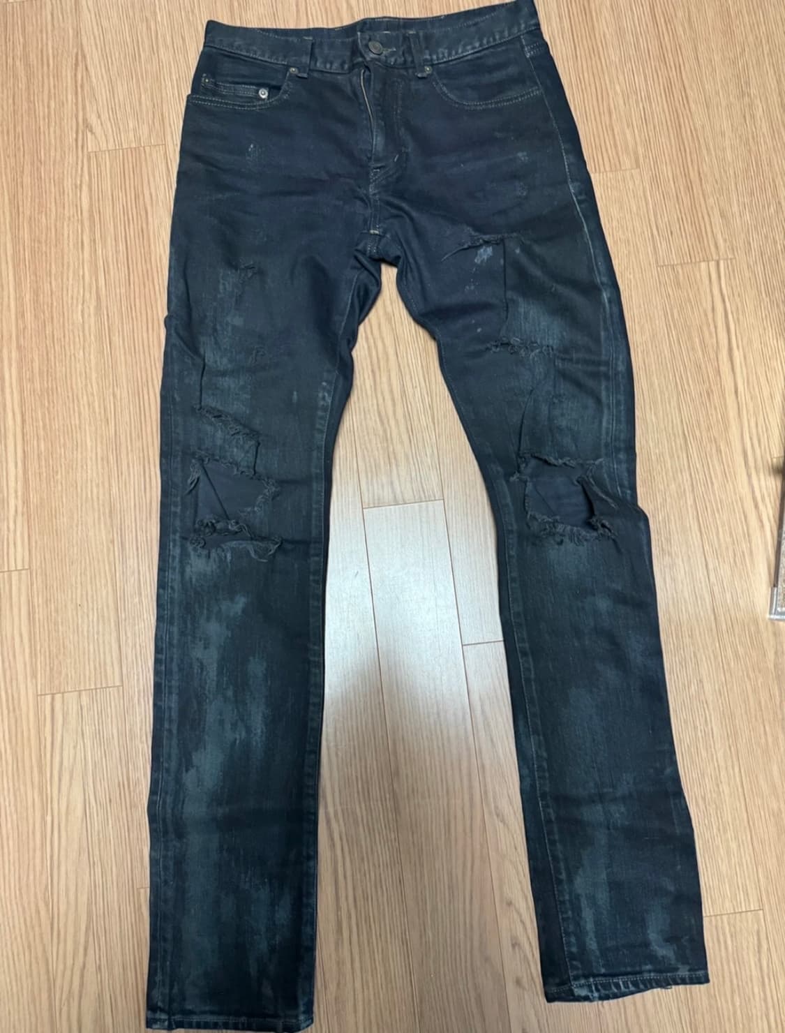 생로랑 2015 에디슬리먼 오일 워싱 진 상품이미지1