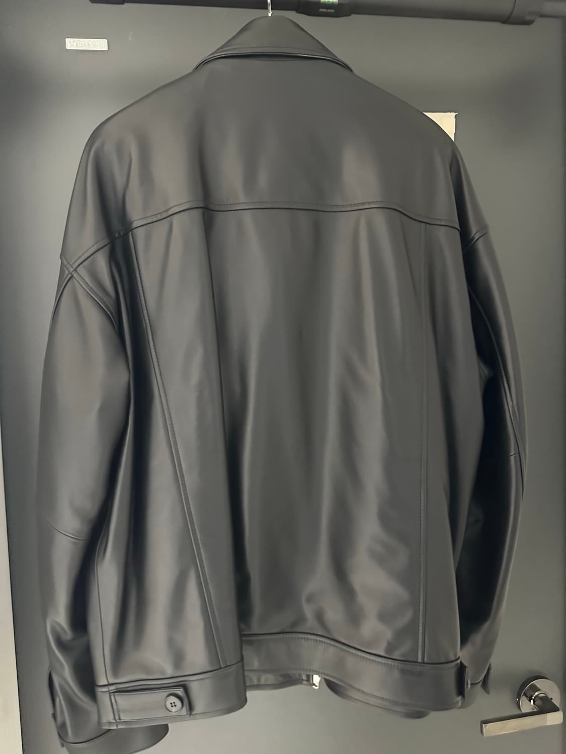 도프제이슨 오버핏 램스킨 싱글자켓 상품이미지4