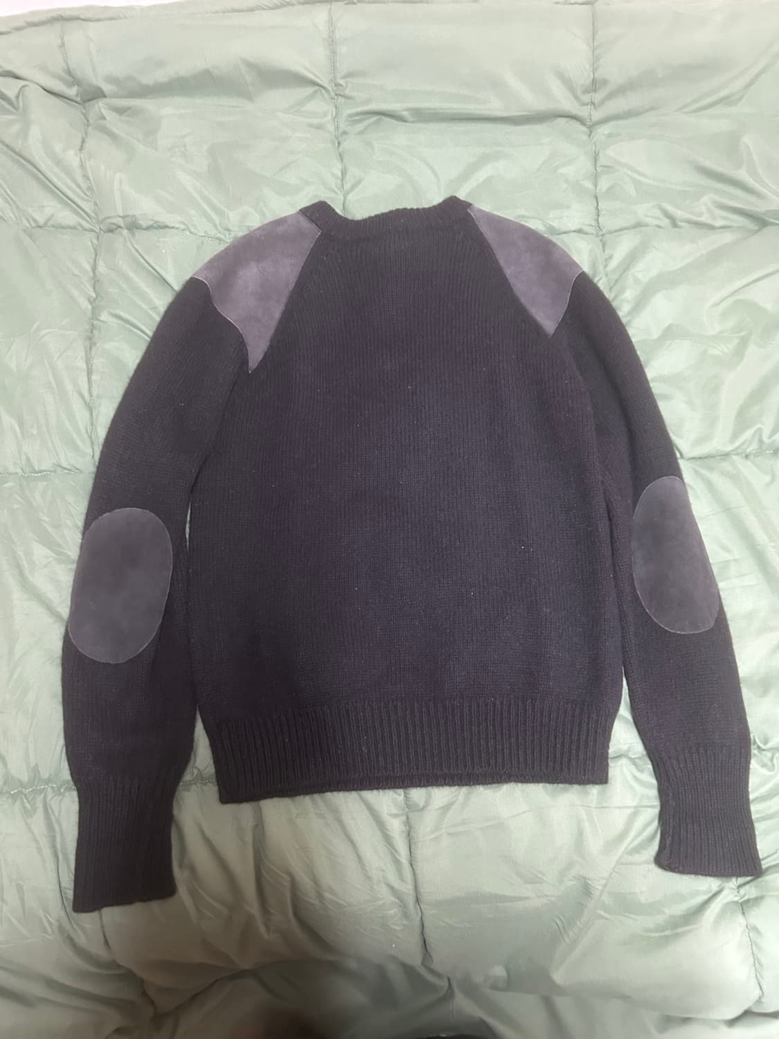 빔즈 knit 앨보우 패치 니트 상품이미지2