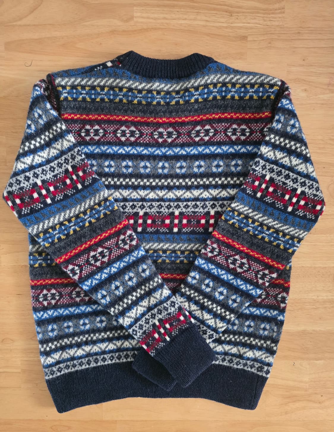 일본 아웃도어  grn 울 니트 상품이미지6