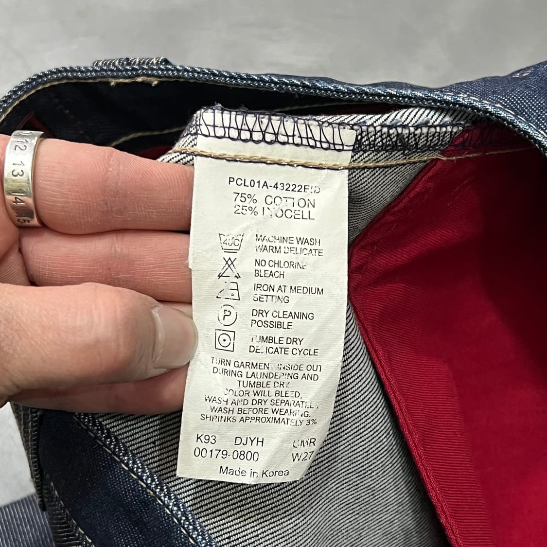  리바이스 엔지니어드 데님 스커트 y15238 상품이미지7