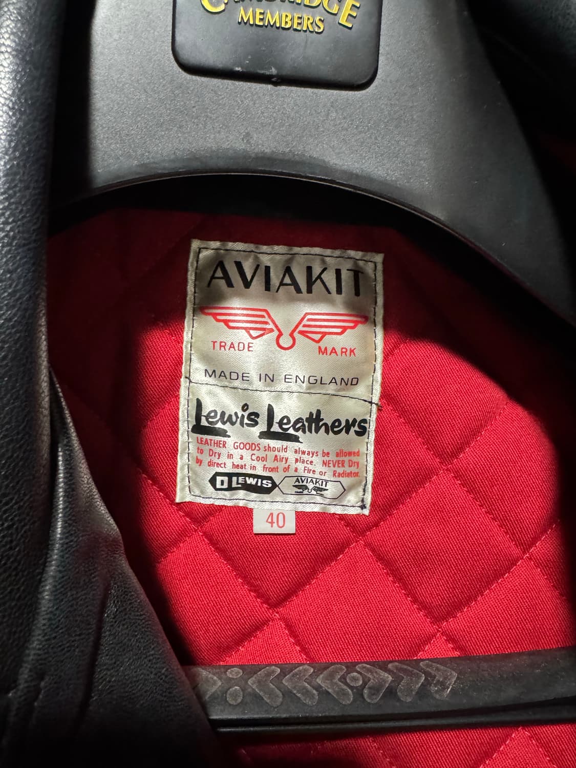 루이스 레더 440 양가죽 40 사이즈 상품이미지3