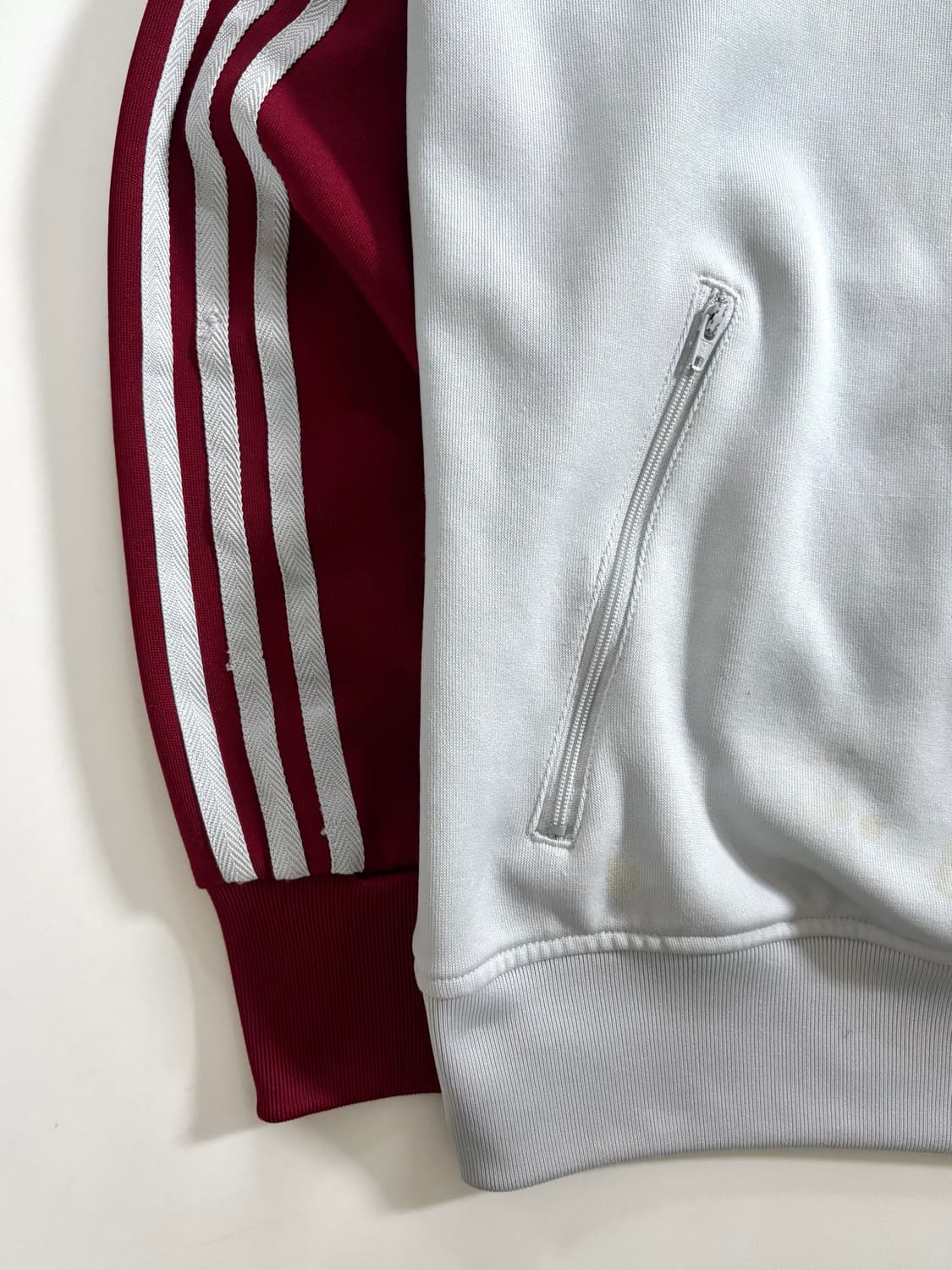 Adidas 아디다스 버건디 배색 파이어버드 트랙탑  상품이미지5