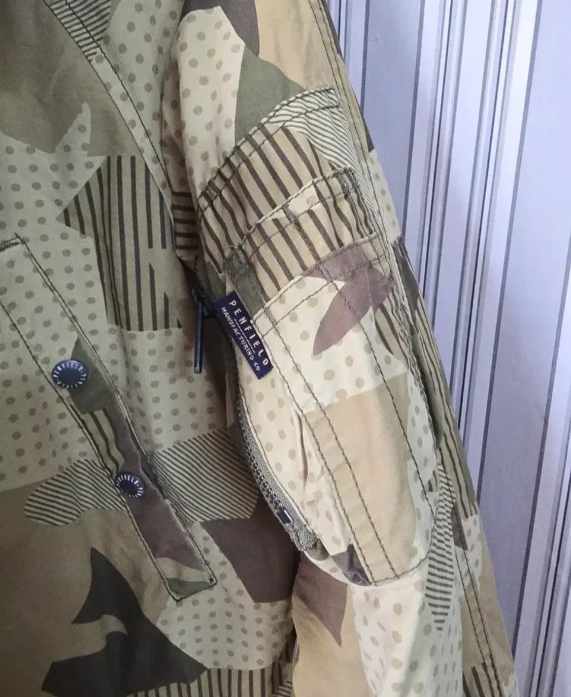 (S) [PENFIELD] 펜필드 카모 패턴 후드 퀼팅 자켓 상품이미지5