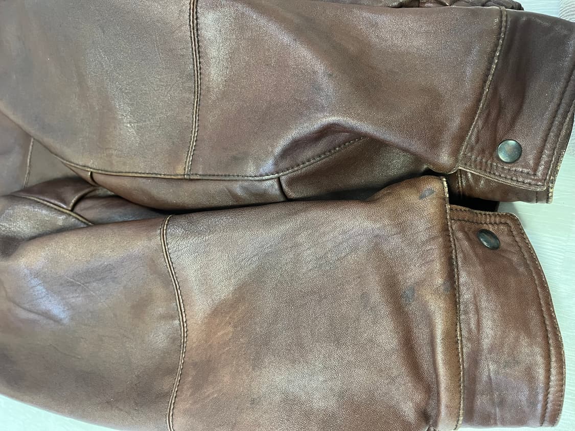 이태리 양가죽 빈티지 봄버 XL 상품이미지6