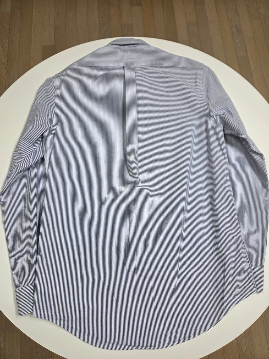 폴로 시어서커 블루 스트라이프 셔츠 s사이즈 상품이미지2