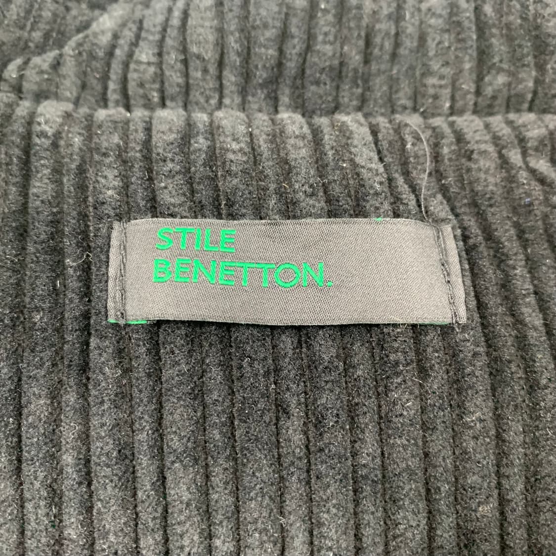 베네통 니트 소매 코듀로이 구스다운 패딩 자켓 상품이미지4