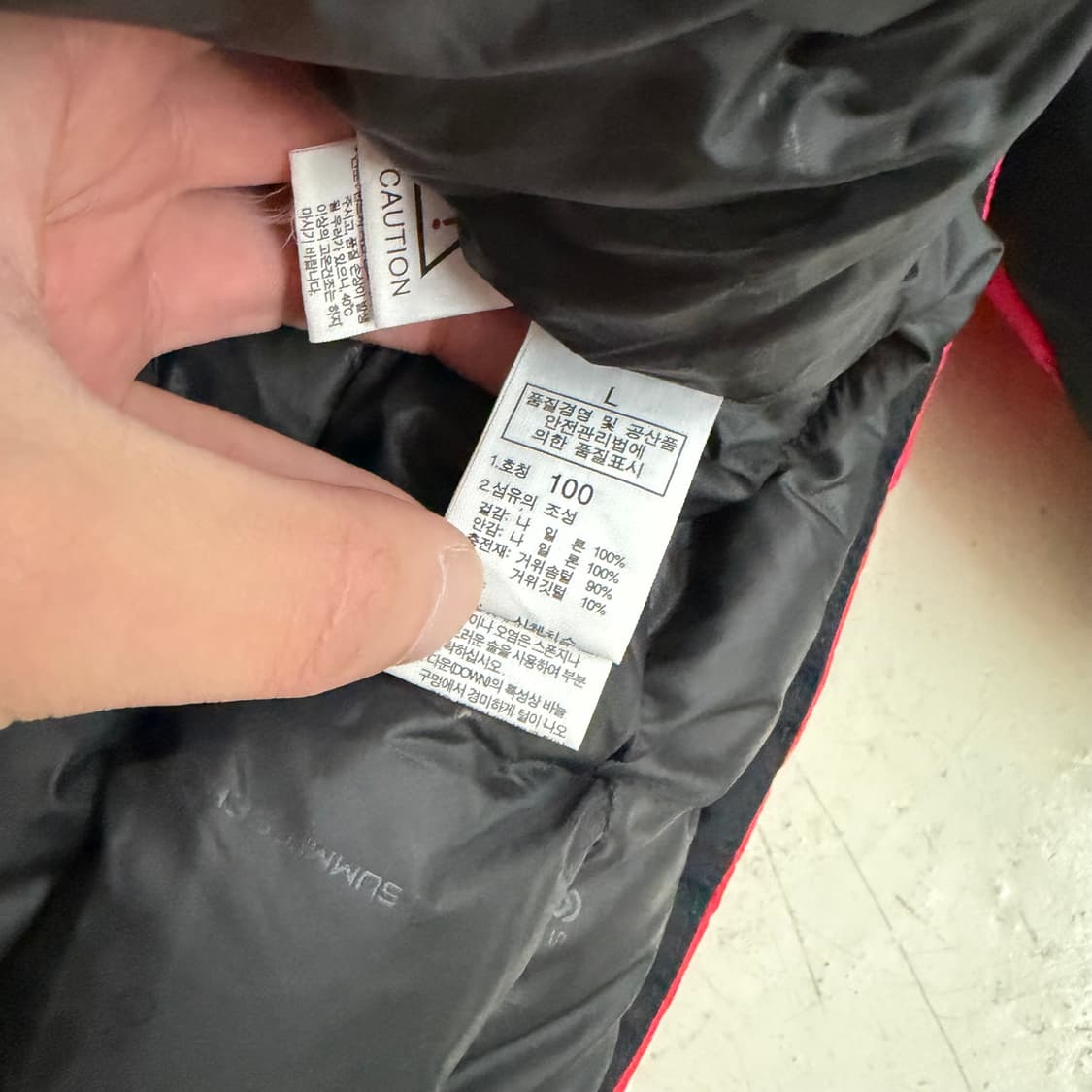 노스페이스 850 써밋 에베레스트 빈티지 패딩 L 상품이미지7