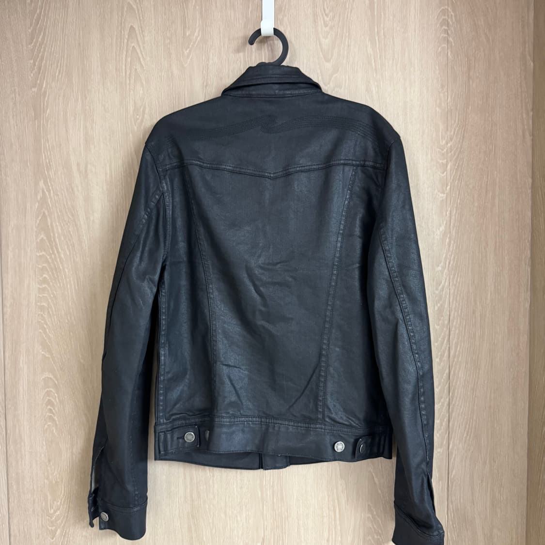 누디진 청자켓 블랙코팅 상품이미지2