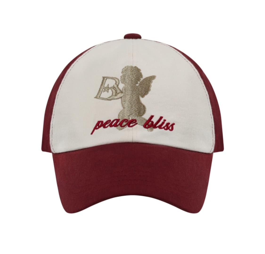 바우프 엔젤 볼캡 모자 버건디 상품이미지2