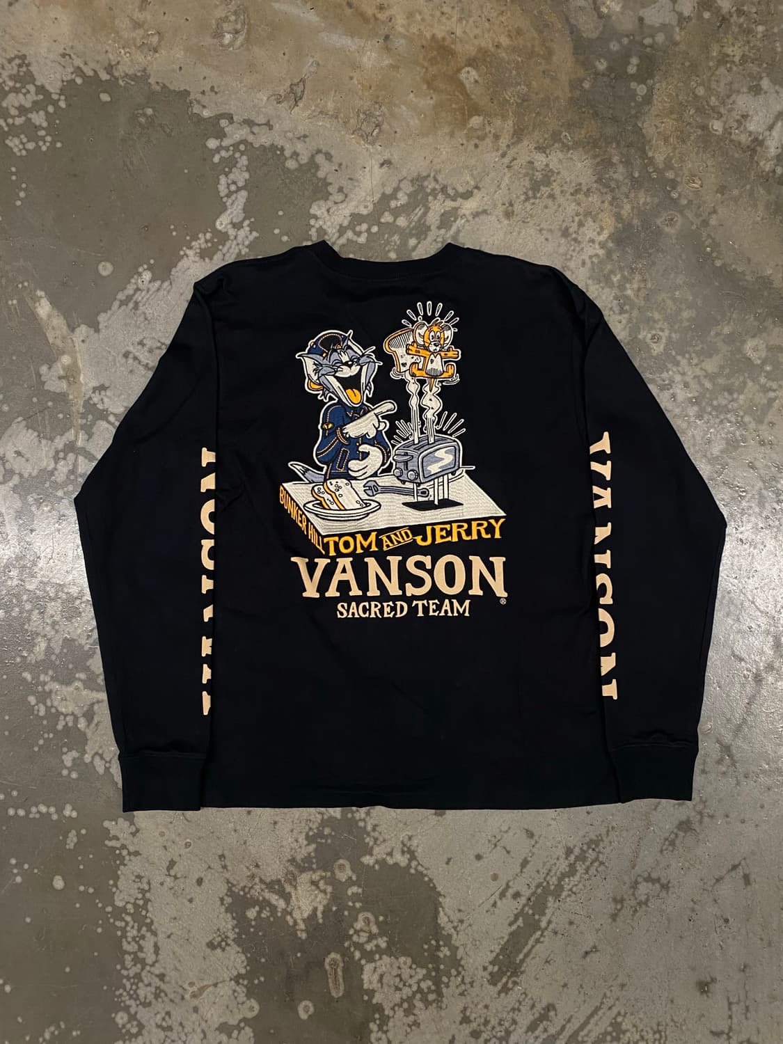 밴슨 X 톰과제리 롱슬리브 블랙 M 상품이미지1