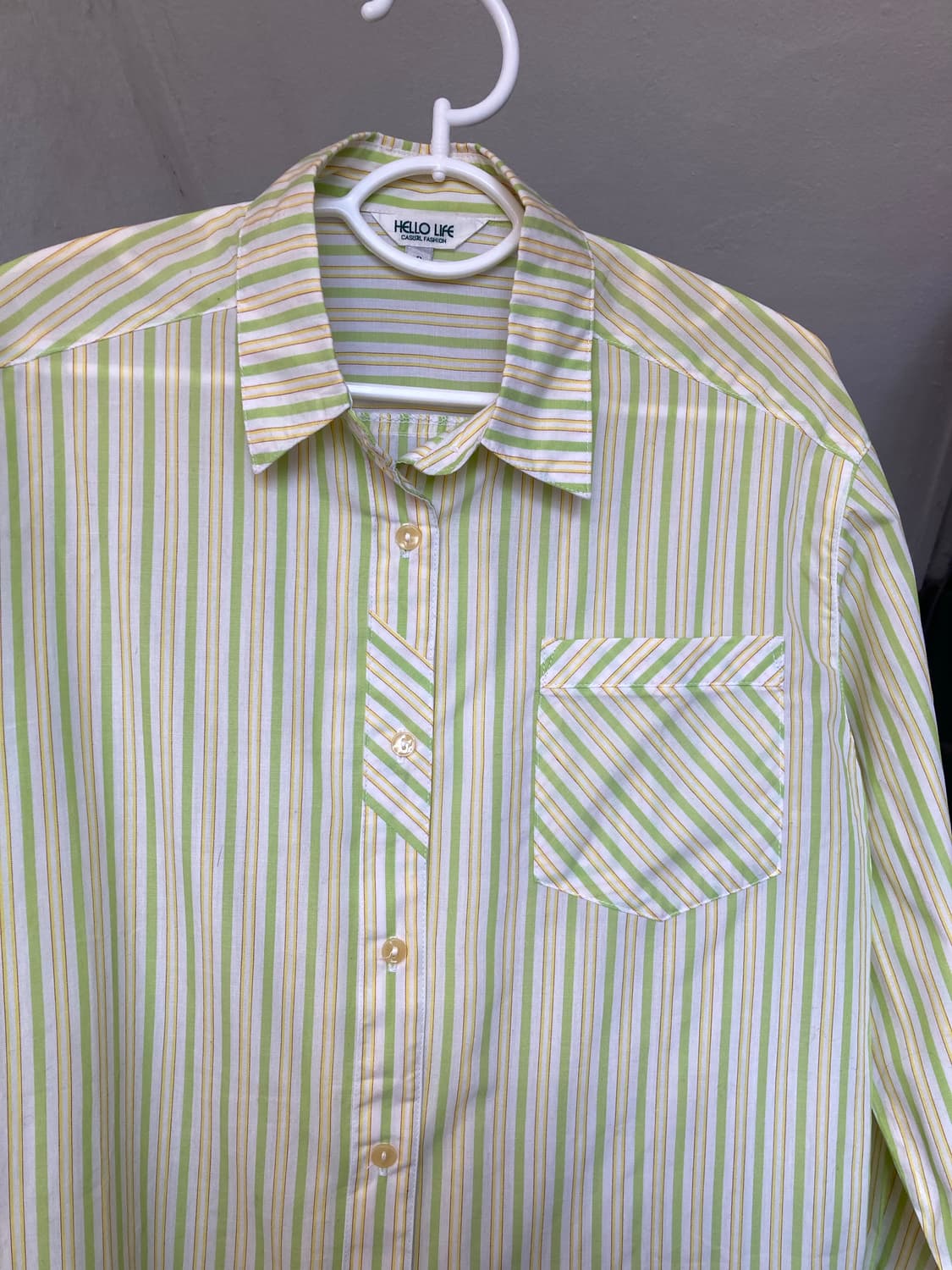 메론 스트라이프 셔츠 상품이미지2