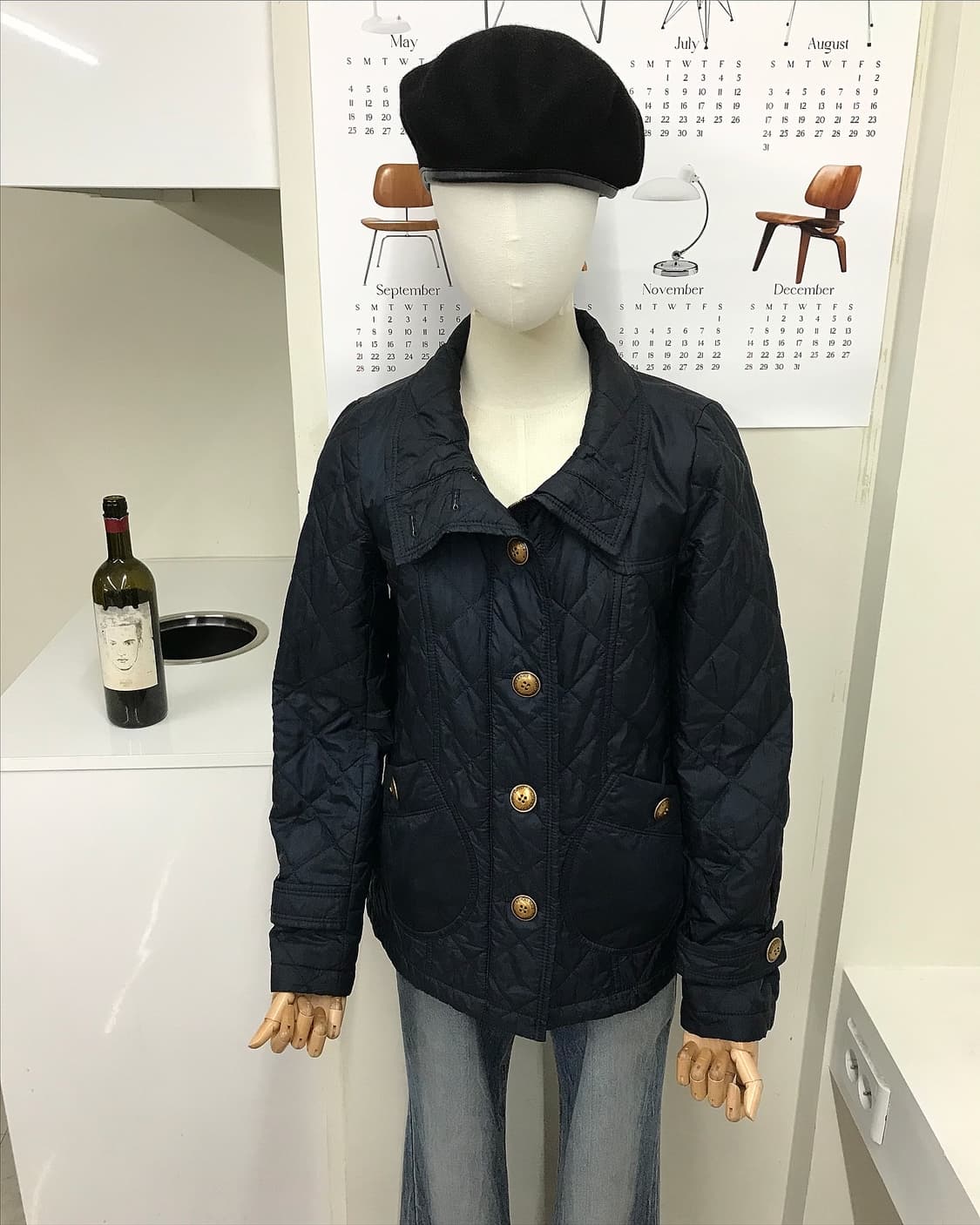 버버리 금장 퀼팅 자켓 상품이미지8