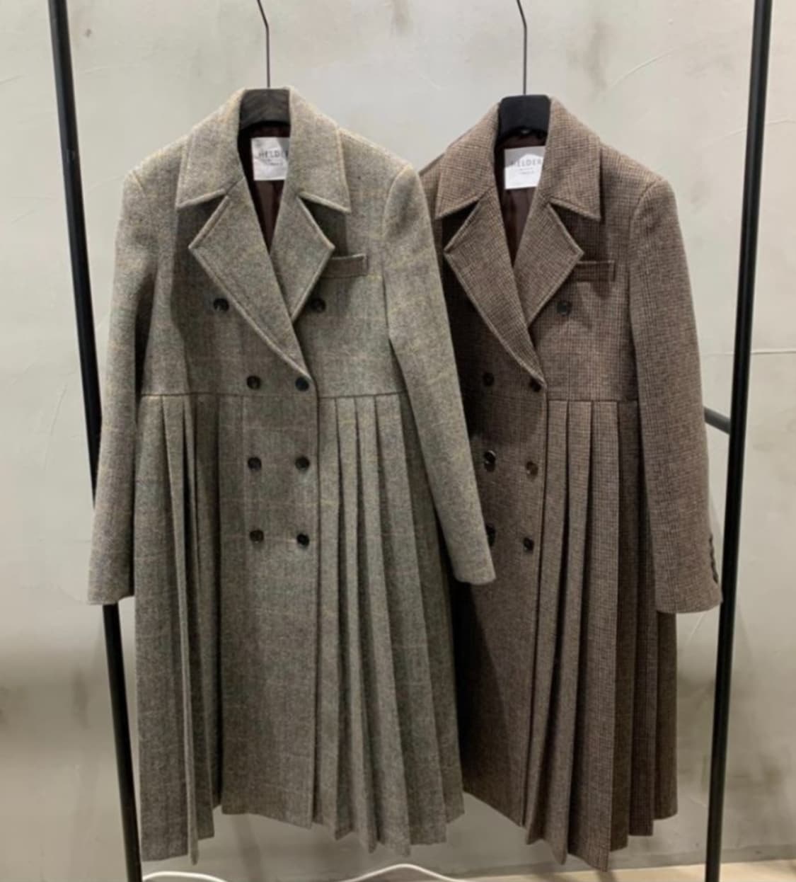 헬더 HELDER 메리노(울80)주름코트 상품이미지4