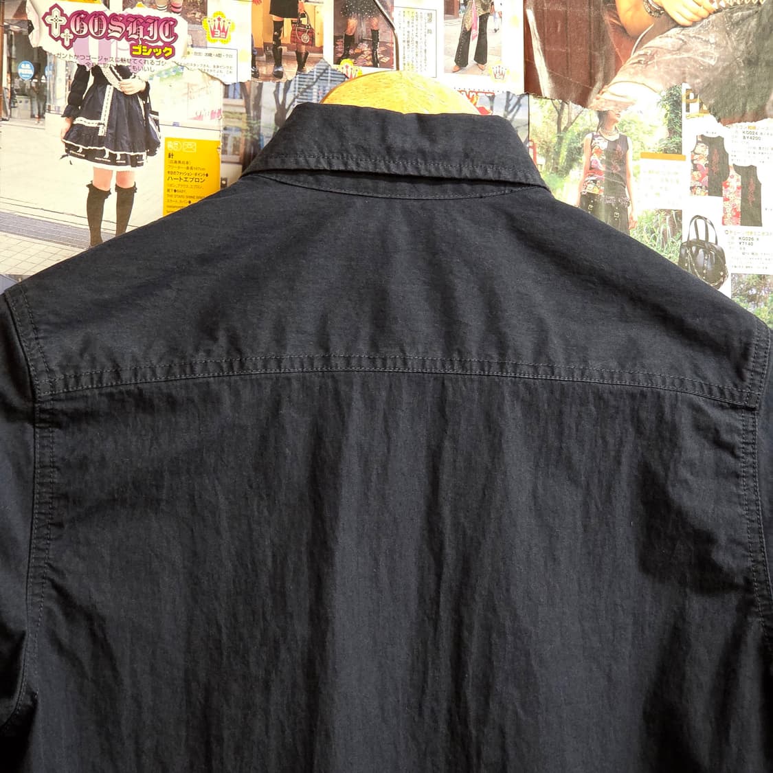 필드맨 에드윈 네이비 밀리터리 반팔 셔츠 상품이미지6