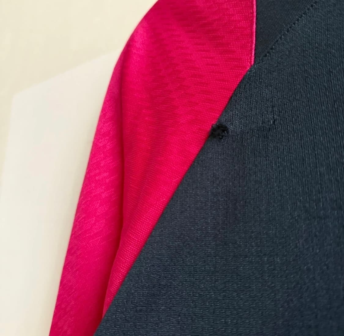 나이키 네이비 배색 핑크 져지 상품이미지4