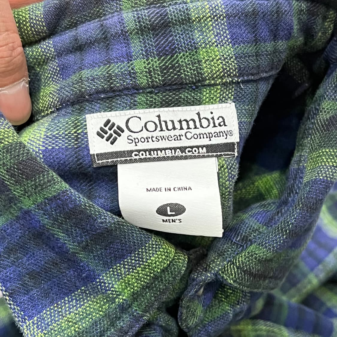  콜롬비아 체크 플란넬 셔츠 y14506 상품이미지6