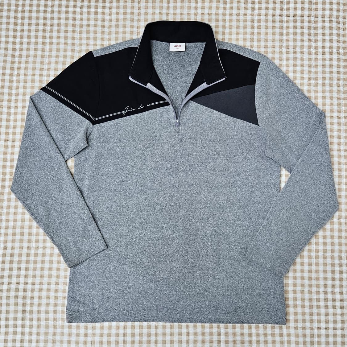 JDX 반집업 긴팔티 남자100 상품이미지1