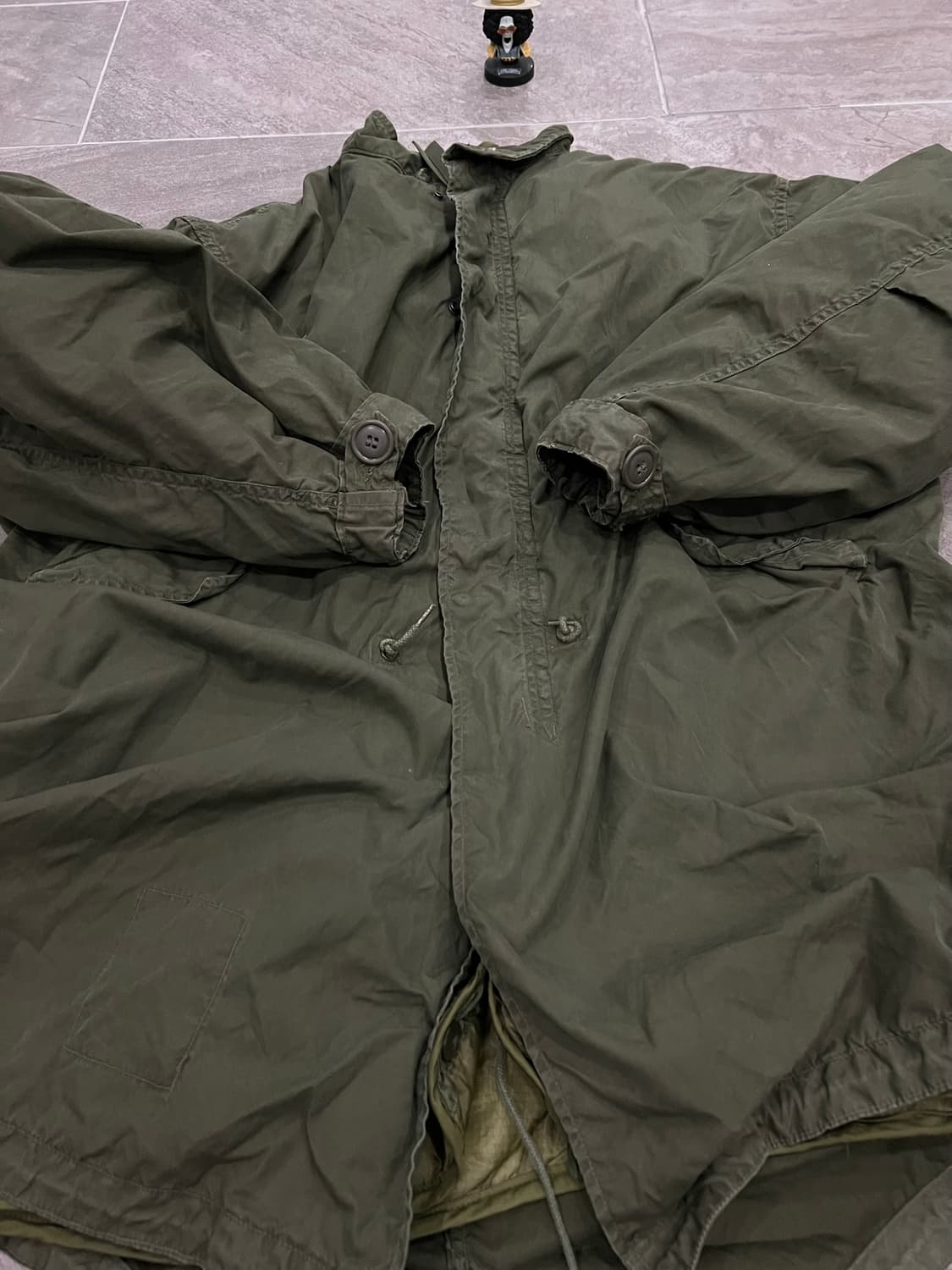 (L) M65 피쉬테일 오리지널 개파카 은지퍼 상품이미지6