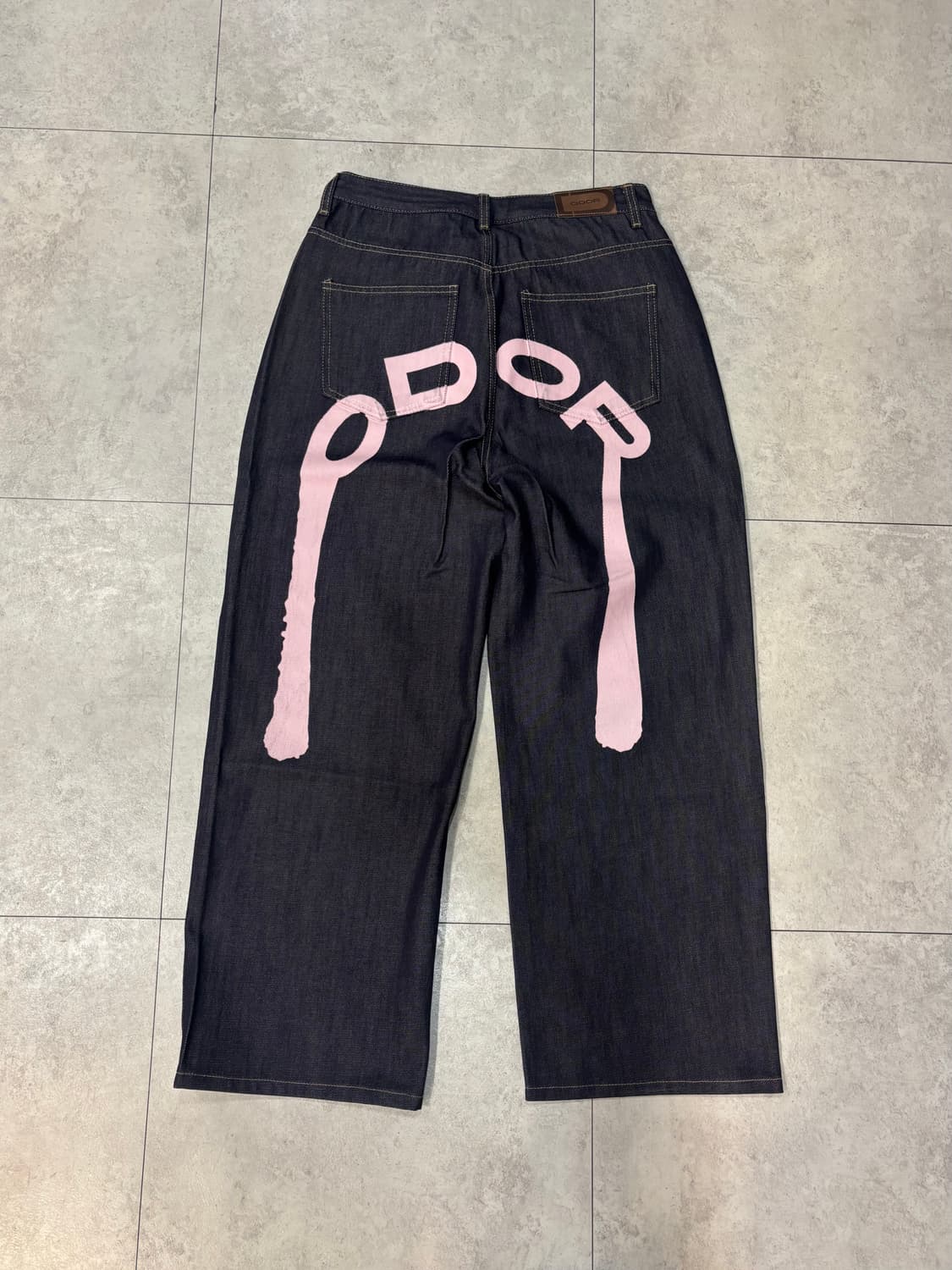 오도어) Logo Drop Denim in pink 3 상품이미지8