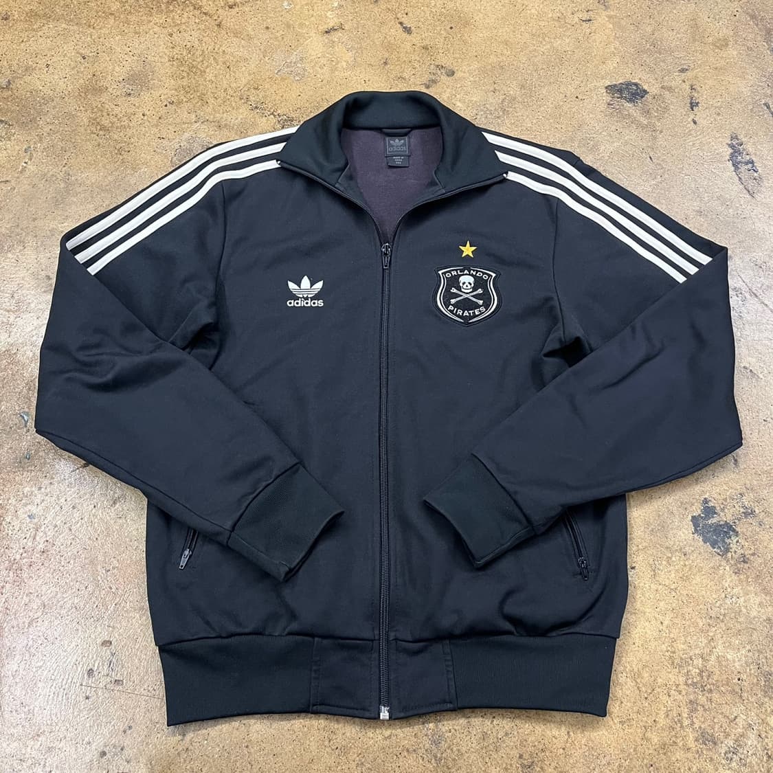 아디다스 빈티지 올랜도 파이리츠 스컬 트랙탑 져지 블랙 95 상품이미지2