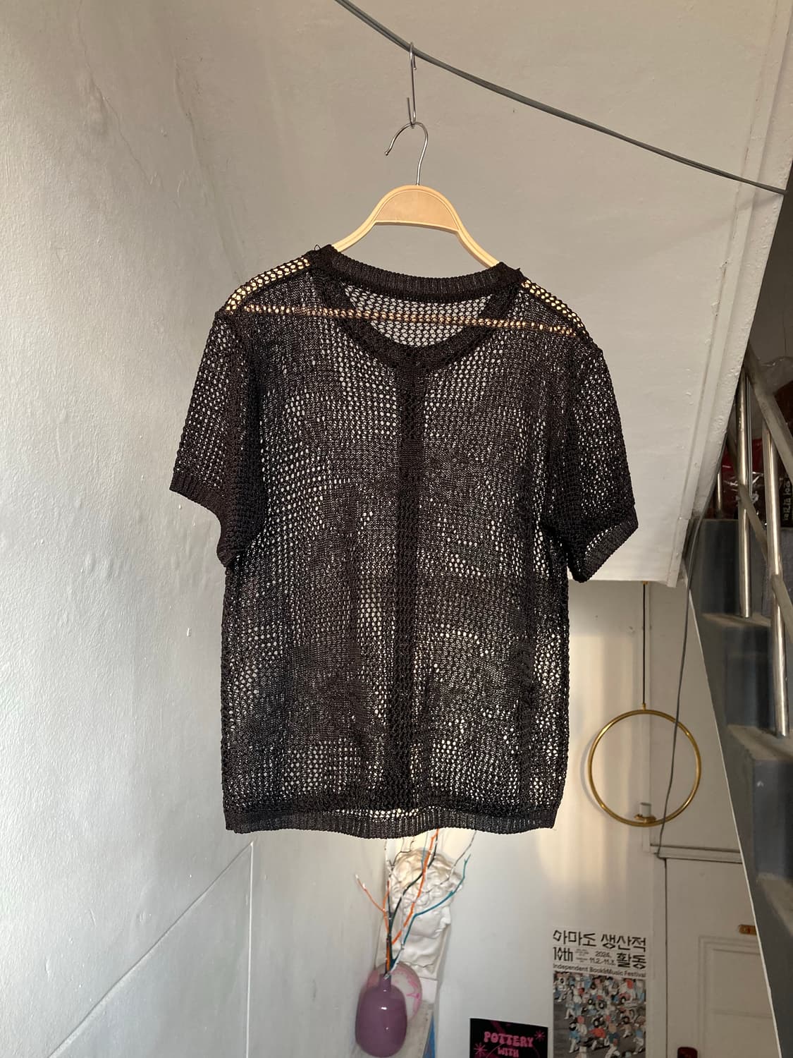 빈티지 레이어드 뜨개 크로셰 가디건 상품이미지5