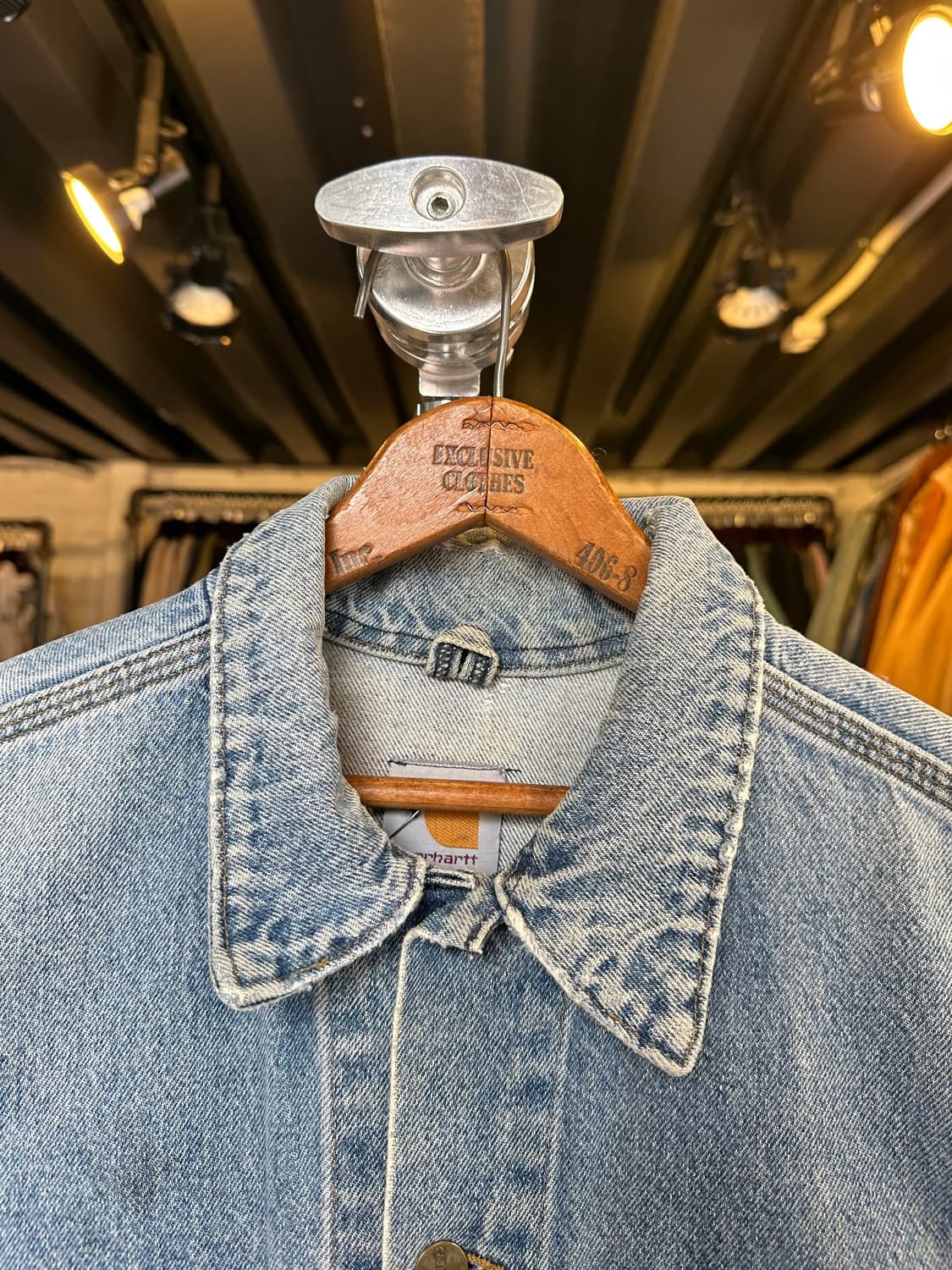 00s 칼하트 커스텀 데님 베스트 made in usa 상품이미지3