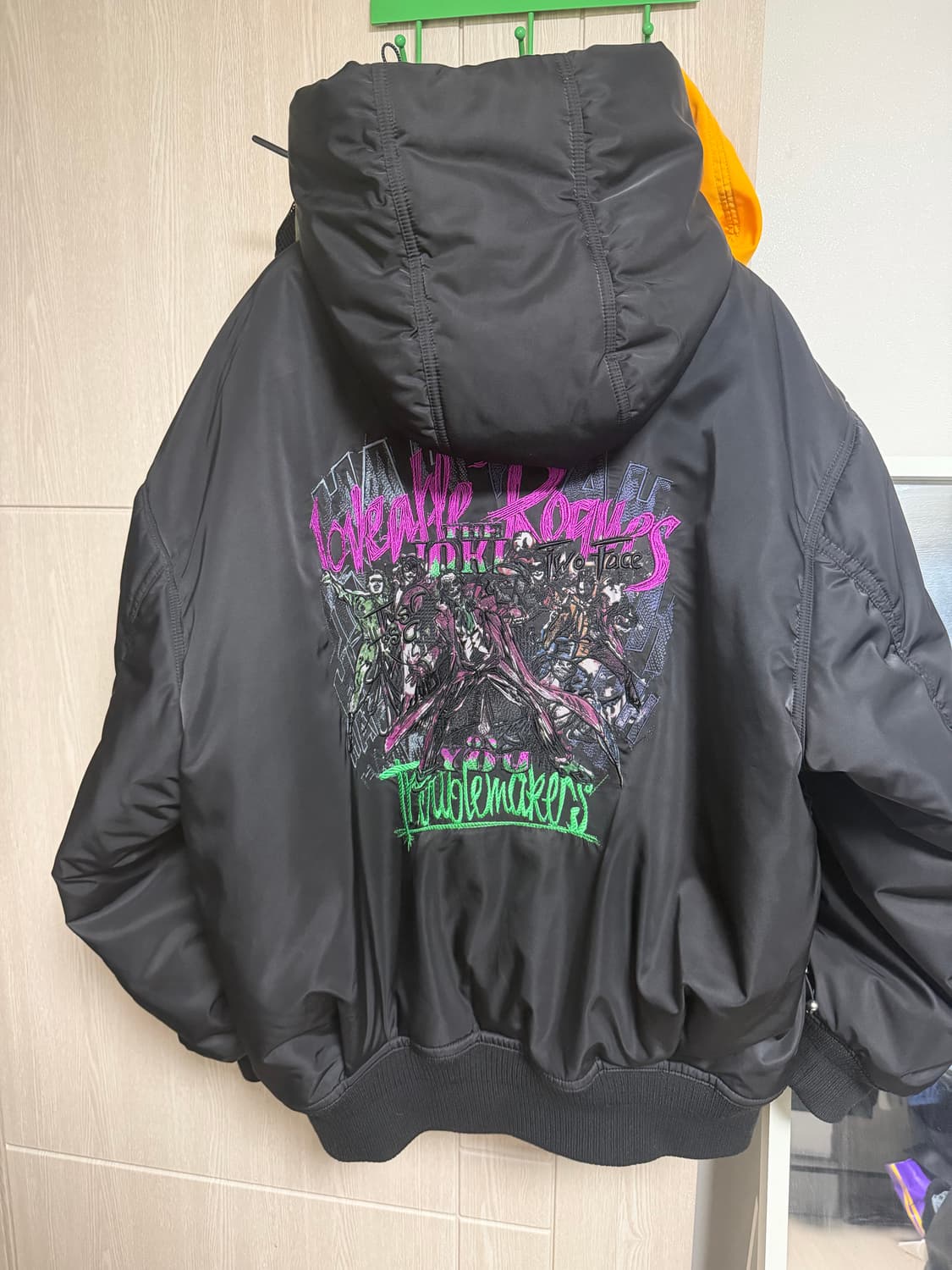 송지오 dc콜라보 자수 후드 마원 판매합니다 상품이미지2