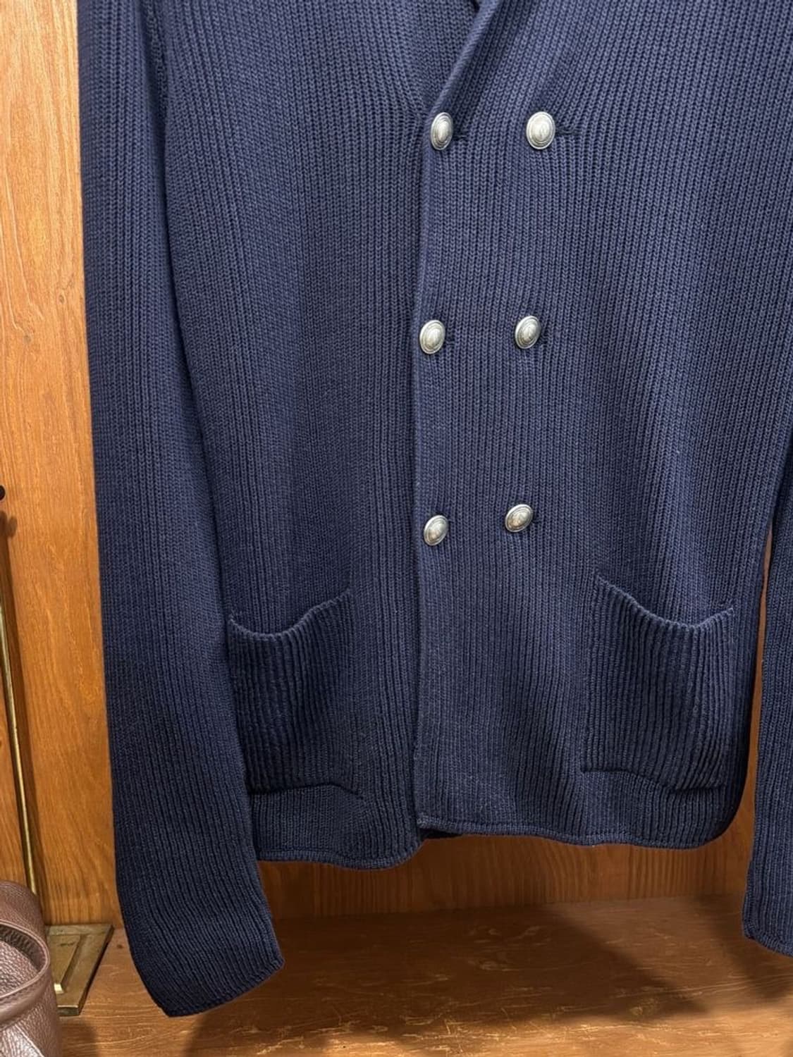 발렌타인 숄칼라 니트 상품이미지3