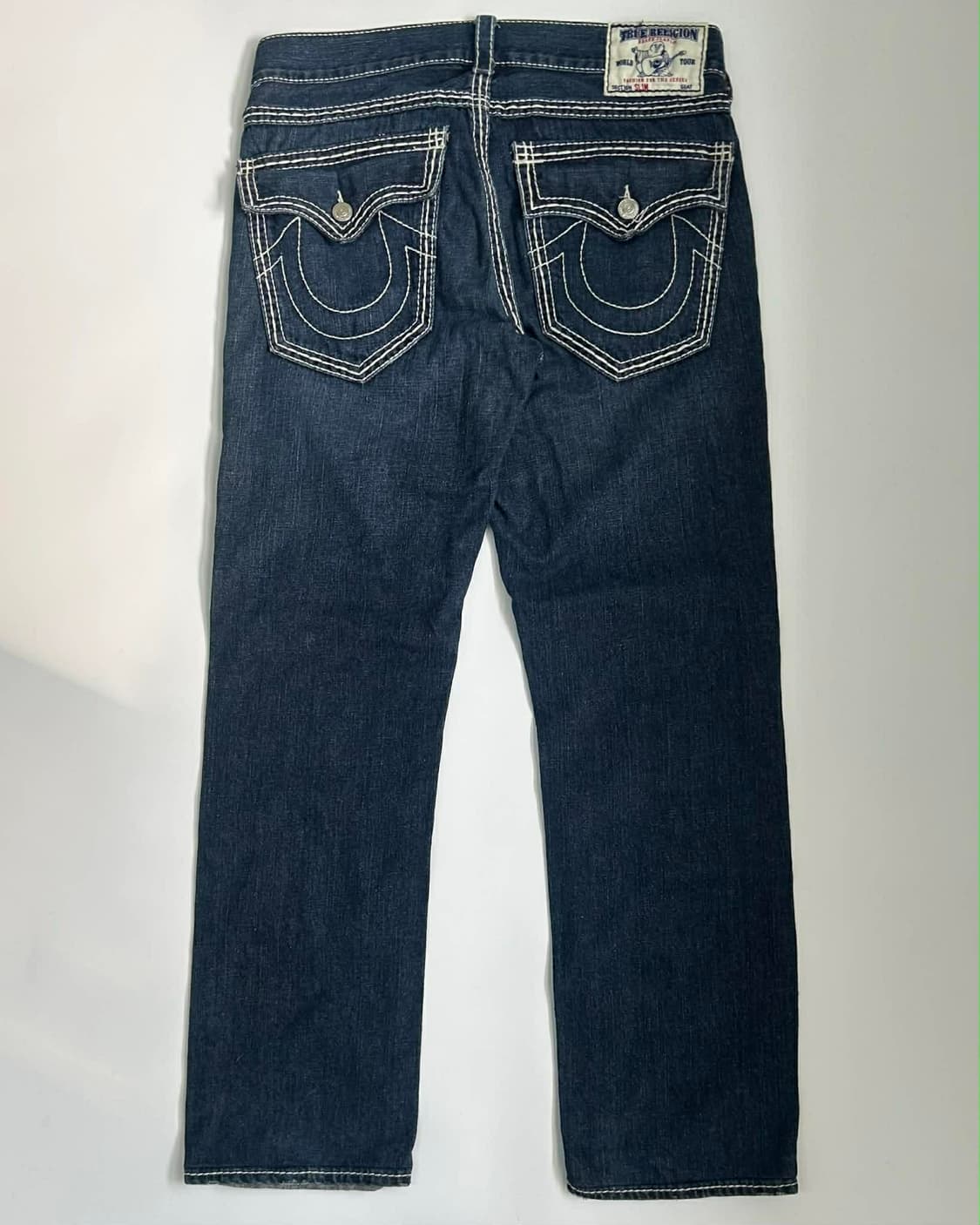 [34] 트루릴리젼 콘드라스트 스티치 데님 팬츠 상품이미지2