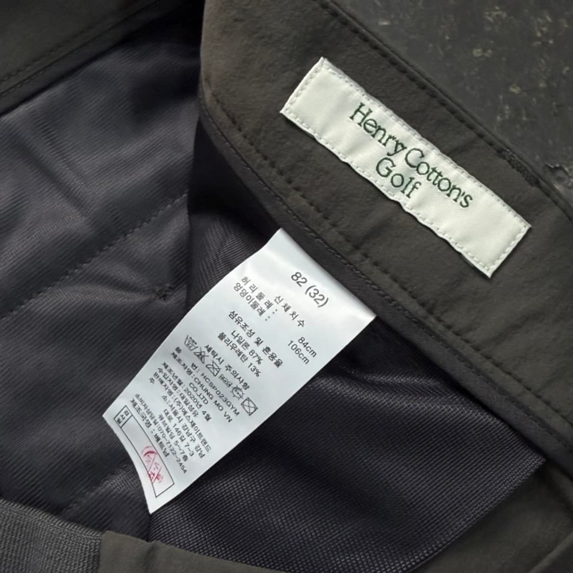 32 헨리코튼 골프 반바지 새상품 상품이미지4
