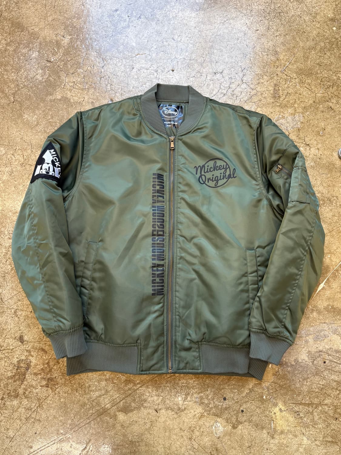 아날도 바시니 x 디즈니 MA-1 점퍼 상품이미지1