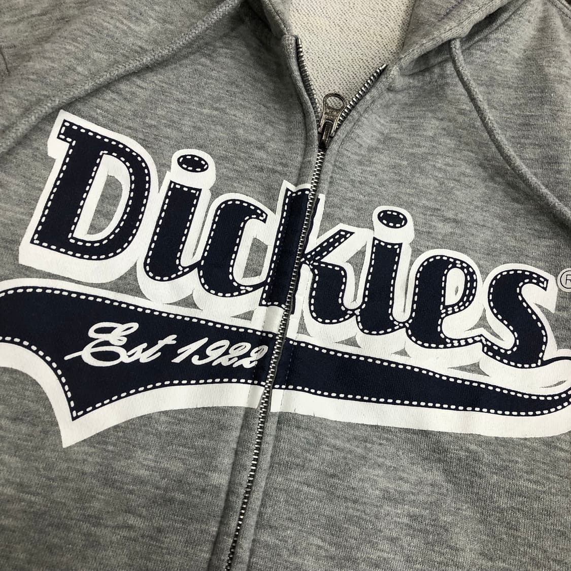 디키즈 로고 그레이 후드집업 상품이미지3