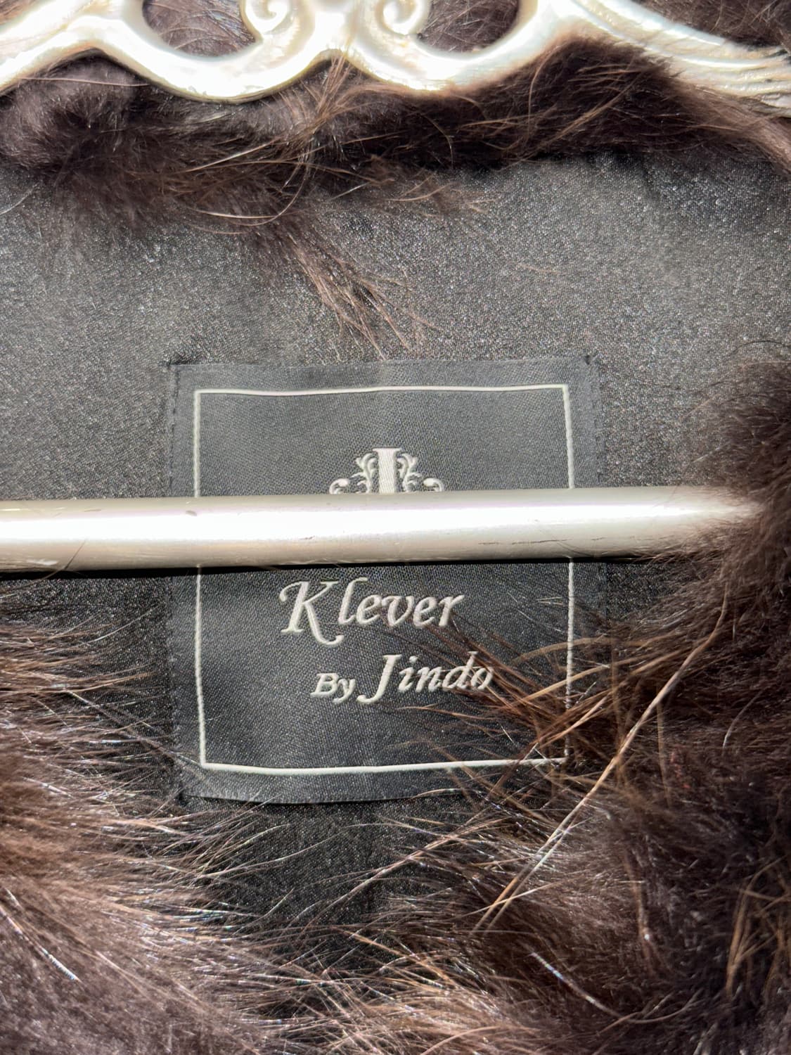 Jindo Klever dark brown raccoon fur jk 상품이미지4