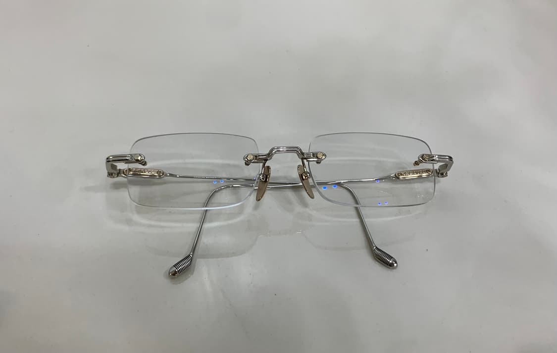 크롬하츠 소퍼스2 [SS/GP] 샤이니 실버&골드 플레이트 무테 안경 상품이미지1