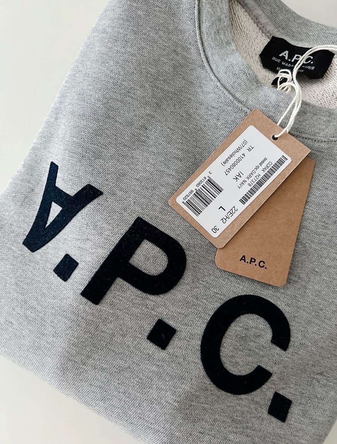 아페쎄 VPC 비바 스웨트셔츠 헤더 그레이 상품이미지3