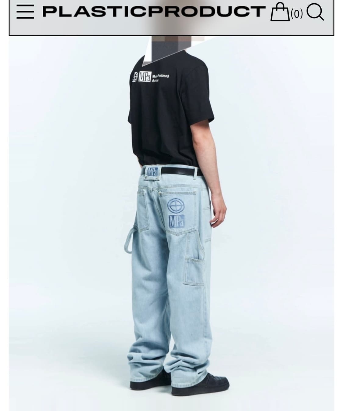 플라스틱프로덕트 연청데님 상품이미지2