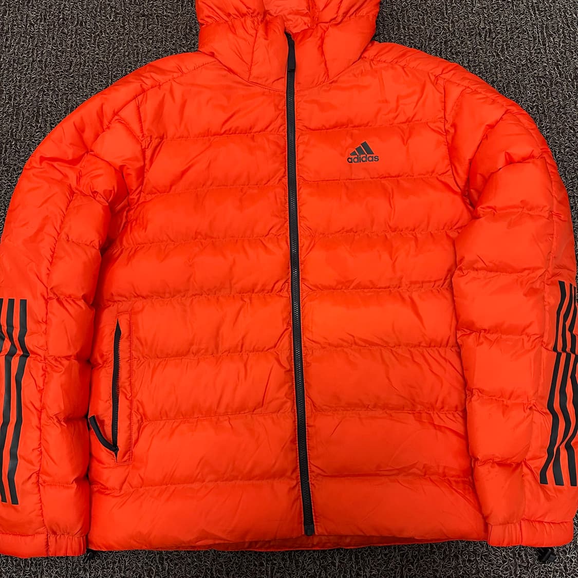 아디다스 패딩 오렌지색 L 상품이미지3