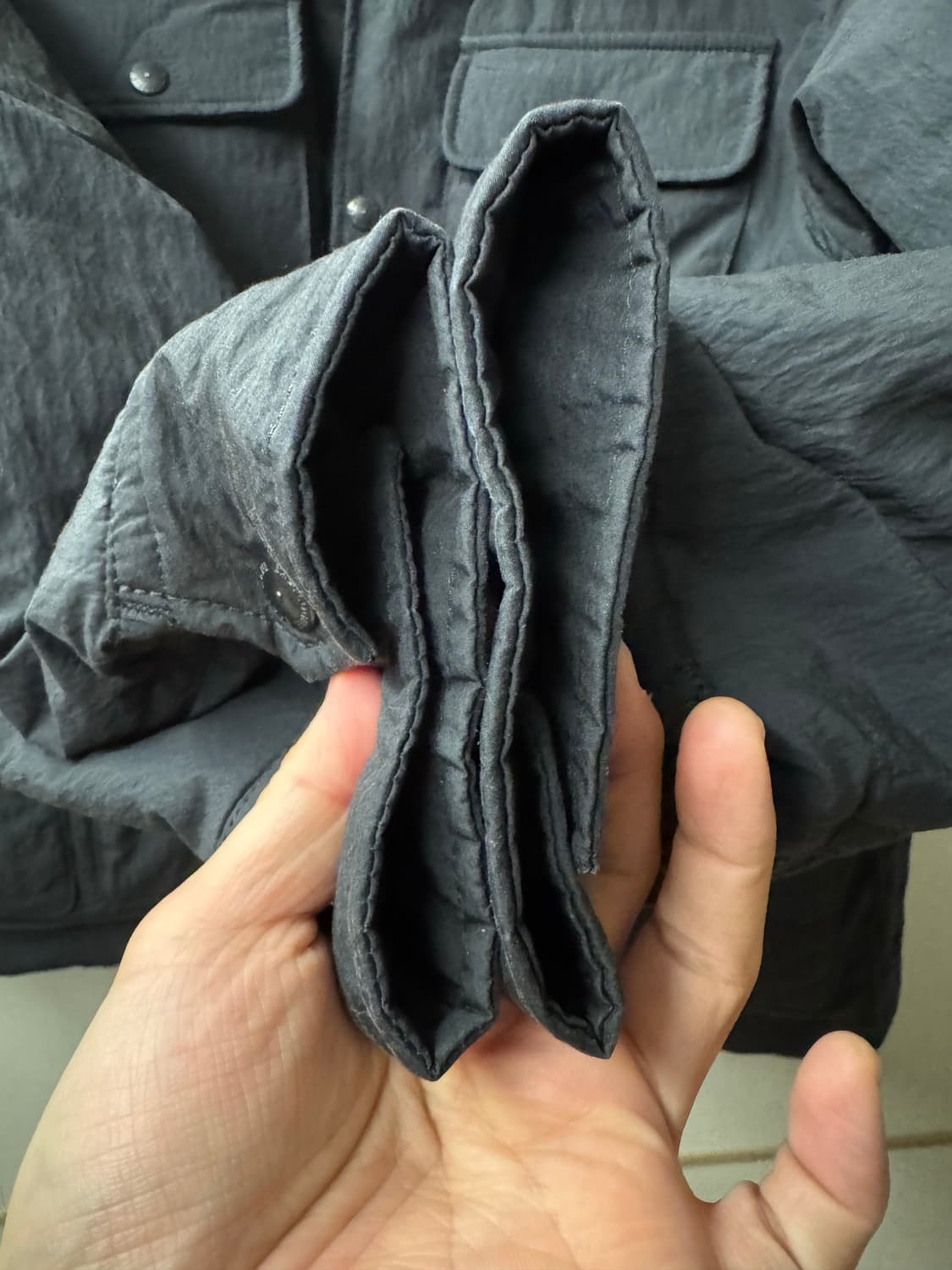 이스트로그 x 시리즈 유틸리티 숏 파카 다운 패딩 상품이미지5