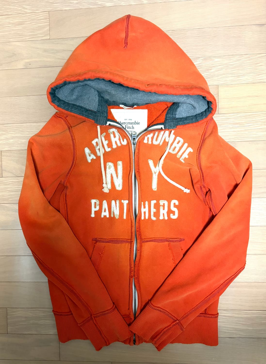 아베크롬비 오렌지 후드집업 상품이미지1